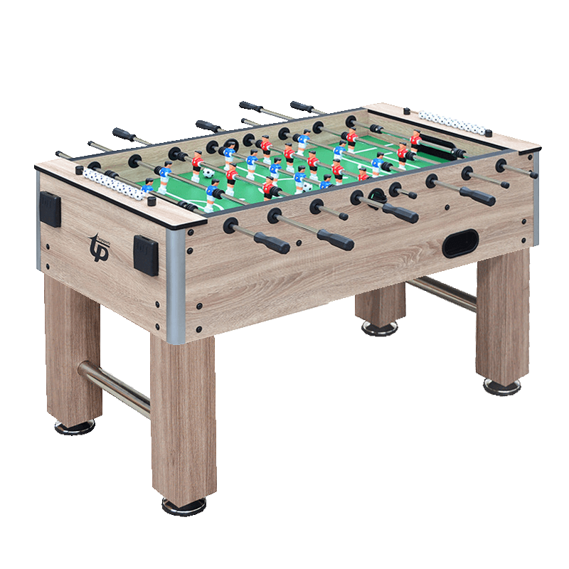 โต๊ะโกล์ โต๊ะฟุตบอลมือหมุน POOL BILLIARD รุ่น V.1  ลายไม้_0